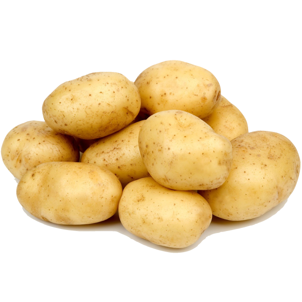 Mahlzeit aus Bio-Kartoffeln
