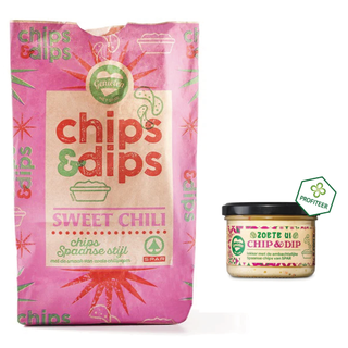 Chips Sweet Chili + Dip zoete ui