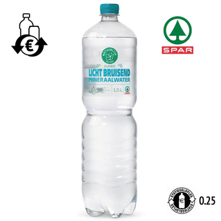Licht bruisend mineraalwater