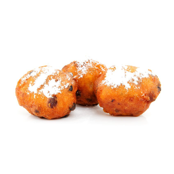 Oliebollen met rozijnen